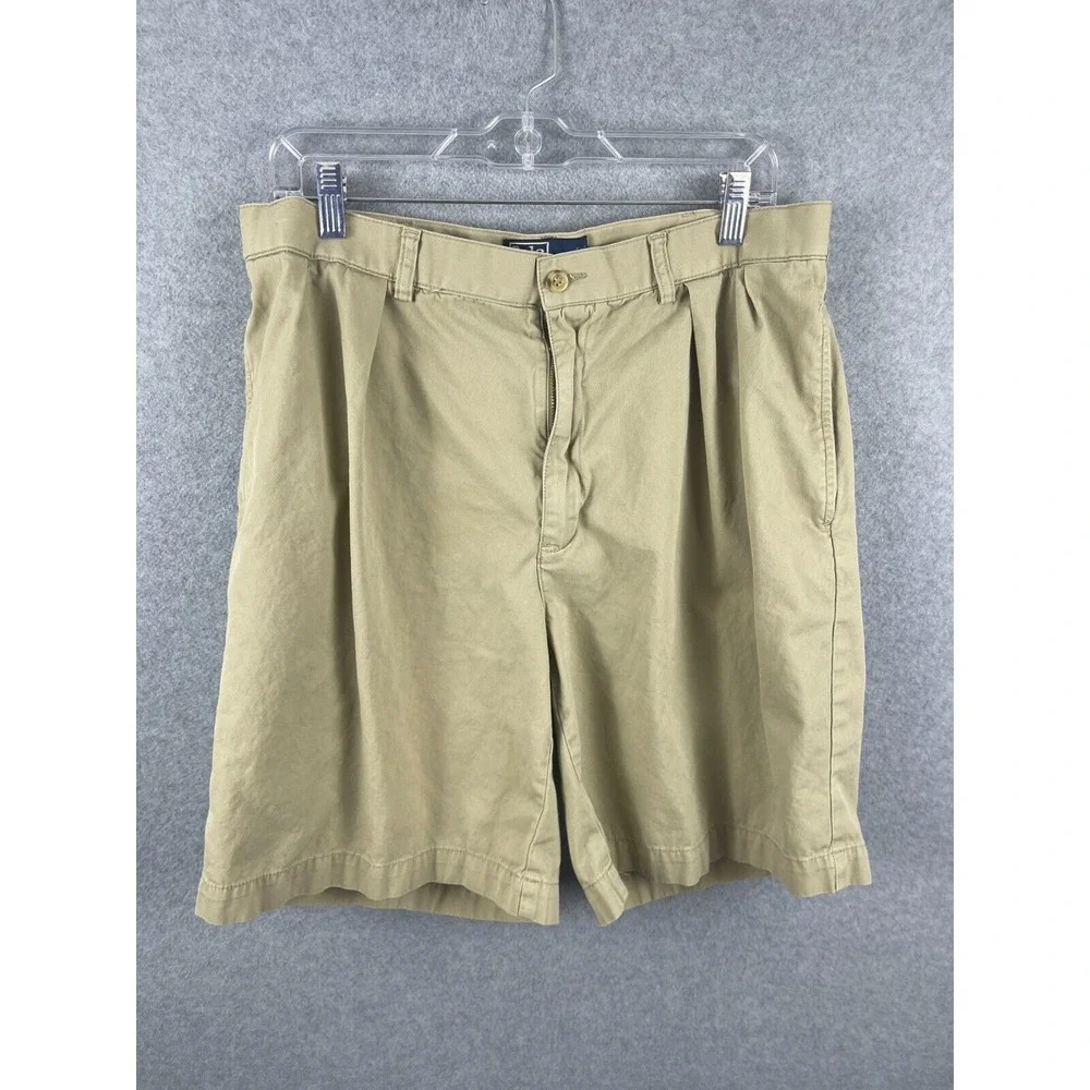 Polo Ralph‎ Lauren Tyler Shorts Men's 36 Khaki Brown Chino Preppy Casual